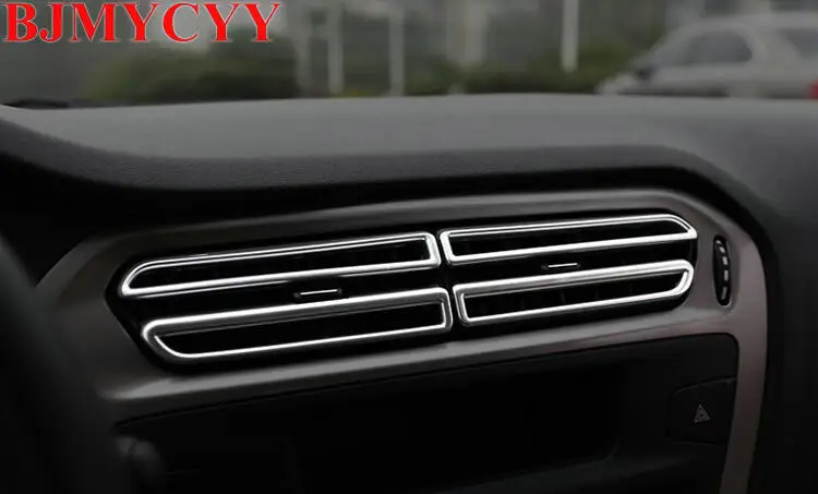 BJMYCYY декоративная рамка из АБС выхода воздуха автомобильного кондиционера для peugeot 301
