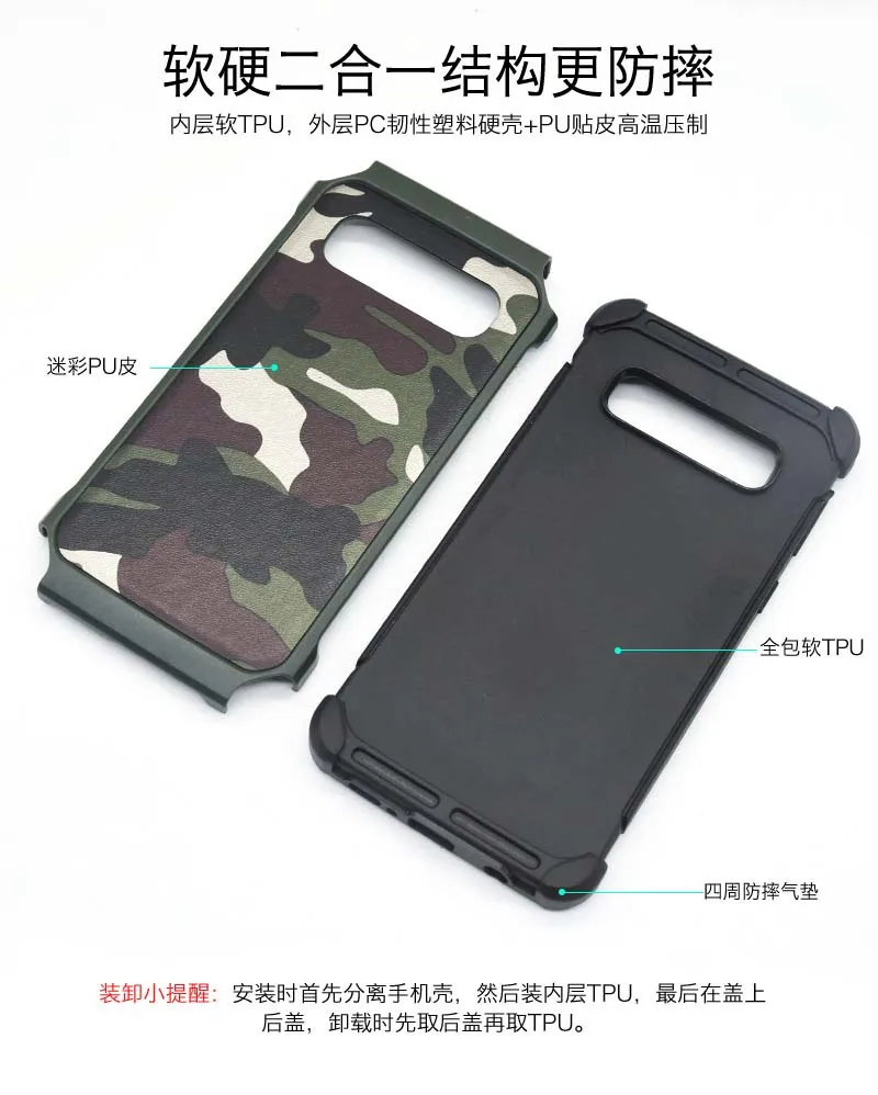 Армейский чехол для Samsung Galaxy S8 S9 S10 Plus S10e Lite S7 S6 Edge S5 Note 8 9 7 5 4 камуфляжный