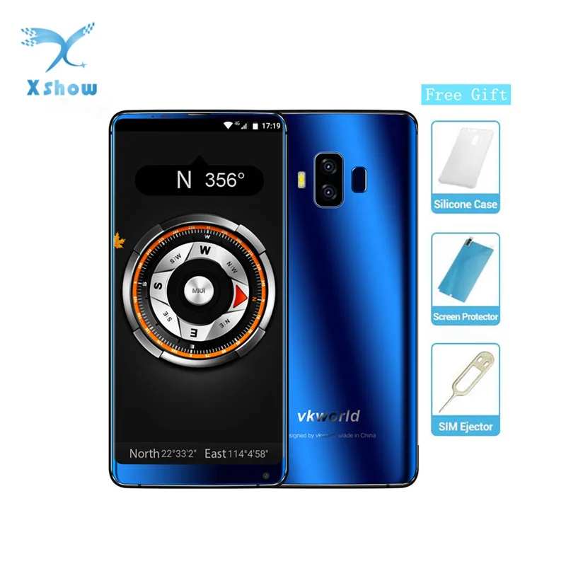 Оригинальный 4G VKworld S8 16MP + 13MP мобильных телефонов отпечатков пальцев 5500 mAh 5 99 Full
