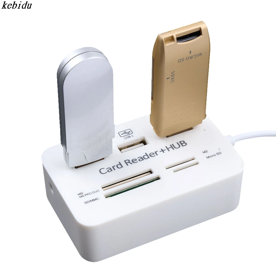 Usb концентратор с 3 портами комбо 2 0 устройство для считывания Micro карт