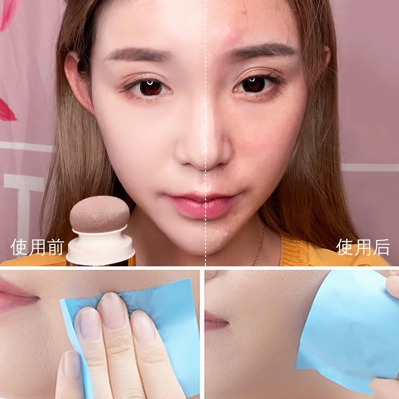LEEZI основа для макияжа лица CCstick с кисточкой водостойкая долговечная воздушная