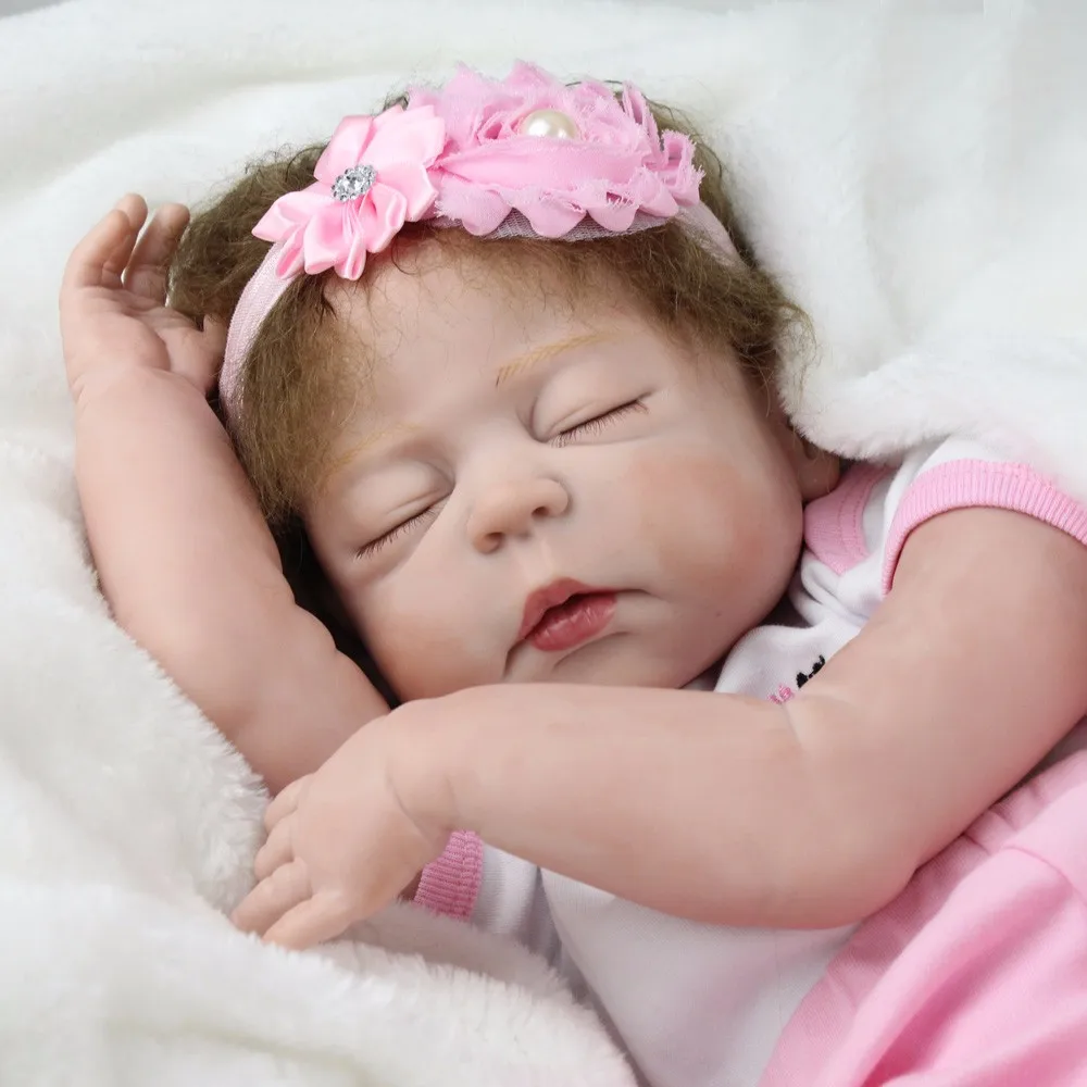 KAYDORA 22 дюйма 55 см полностью виниловые силиконовые куклы Reborn Baby прелестные реалистичные куклы для спящей девочки Bebe Reborn Babies Bonecas Прямая поставка