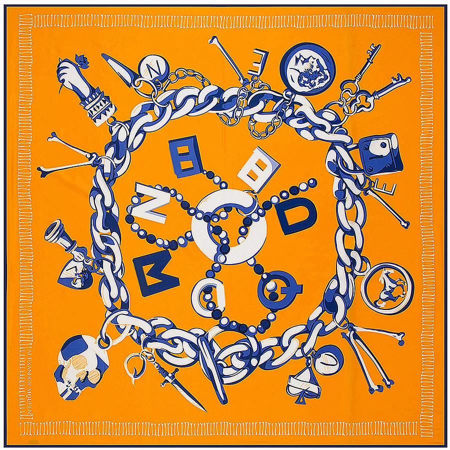 Модный саржевый Шелковый женский шарф 130*130 Европейского дизайна квадратные