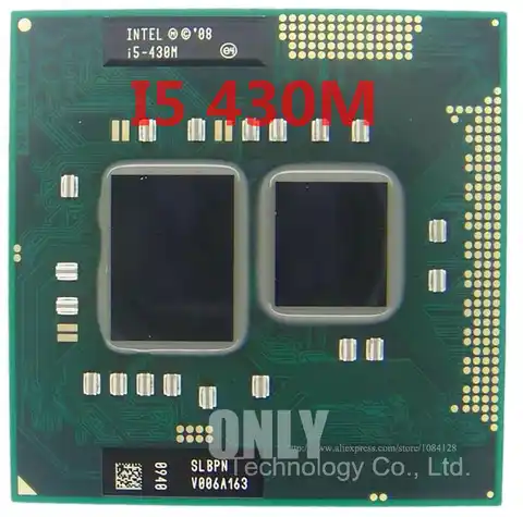 Процессор Core i5-430M (3 Мб кэш-памяти, 2,26 ГГц до 2,53 ГГц, i5 430M , SLBPN ) PGA988 TDP 35 Вт, ЦПУ для ноутбука, совместимый с PM55 HM57 HM55 QM57
