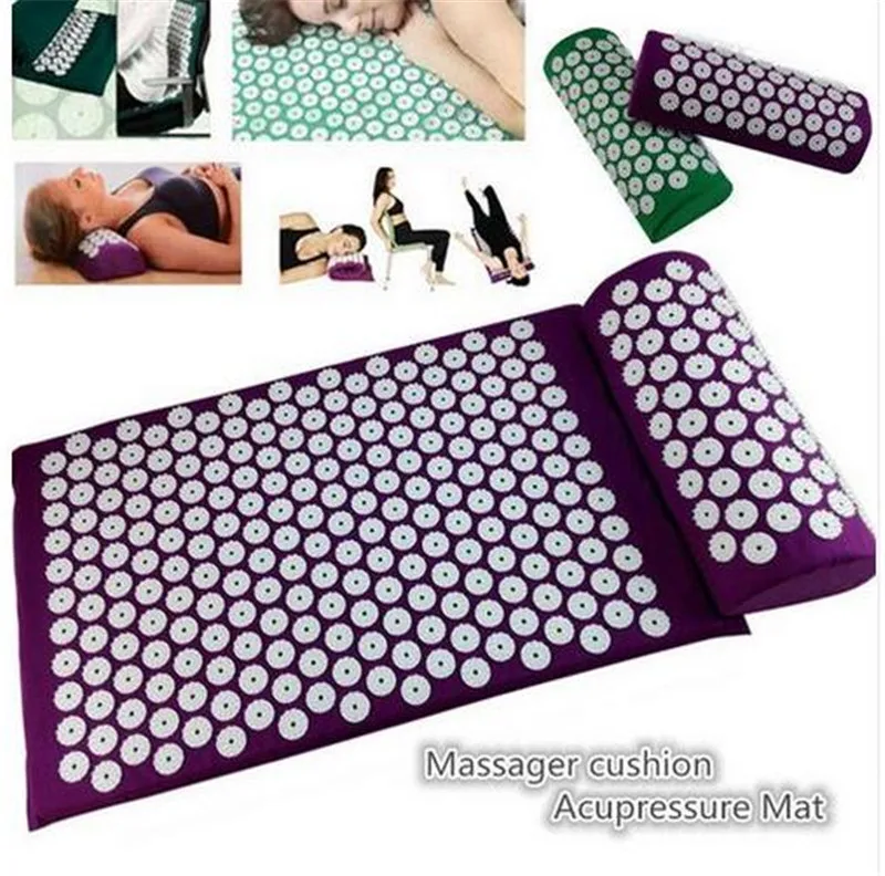 (9 цветов в наличии) акупунктурный коврик подушка с подушкой для тела мышечный