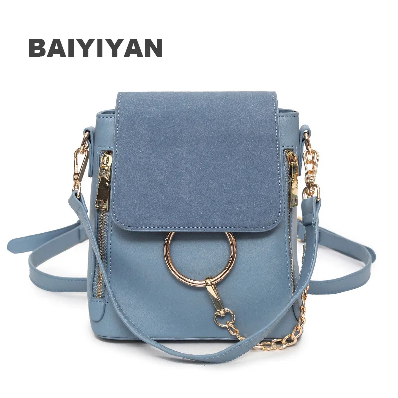 Новая женская сумка через плечо из искусственной кожи нубук ретро