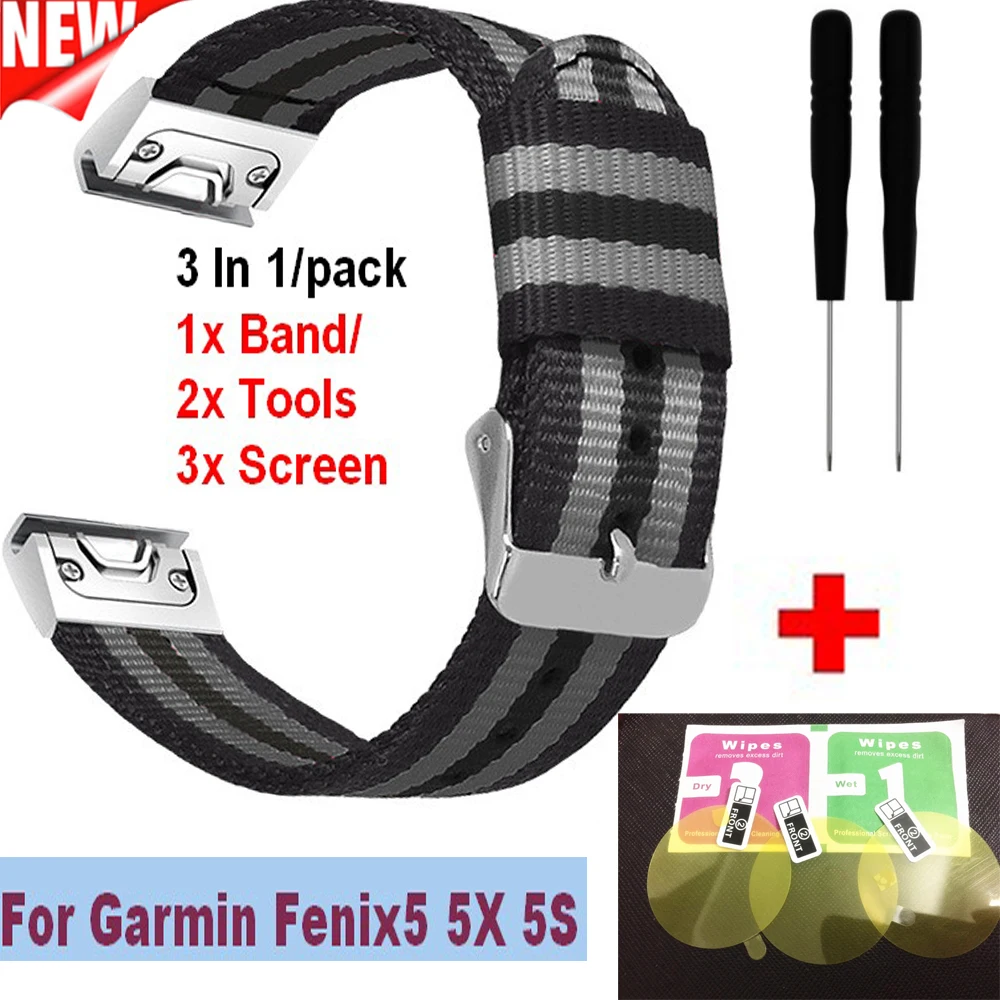 3In1 браслет для наручных gps часов Garmin Fenix 5S/Fenix 5/Fenix 5X GPS Смарт ремешок Quick Release