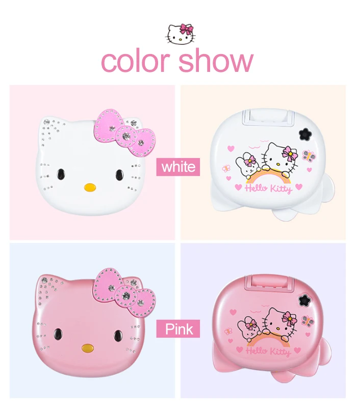 K688 Kitty Cat флип мобильный мультфильм прекрасный студенческий детский мини мобильный телефон снаружи один горячая Распродажа маленький мобильный телефон
