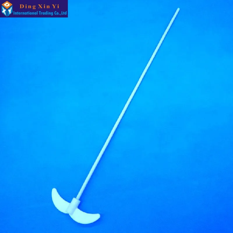1 шт. PTFE перемешивание paddle тефлон перемешивание potstick стержни для школьная лаборатория эксперимент длина 300 мм до 600 мм