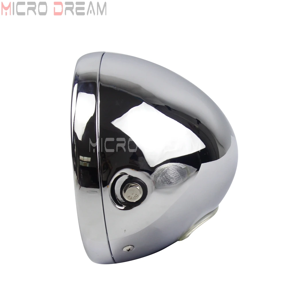 Хромированные мотоциклетные светодиодные круглые Налобные фонари 7 дюймов чехлы