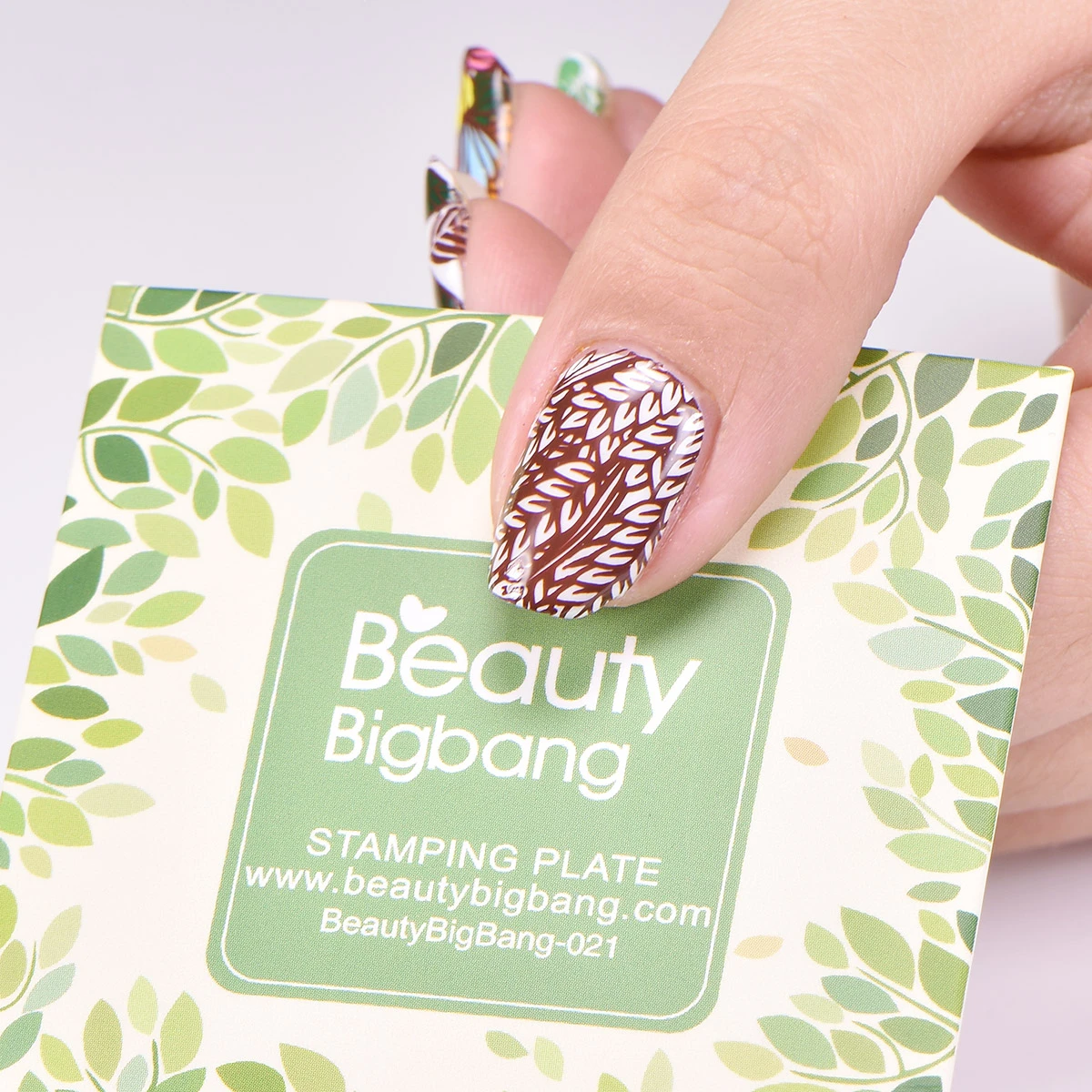 BEAUTYBIGBANG 6*6 см квадратный штамп для дизайна ногтей шаблон цветочного листа