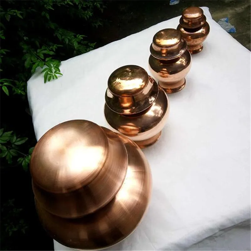 Ваза медная для Мони из солидной меди благоприятное обогащение Королевский