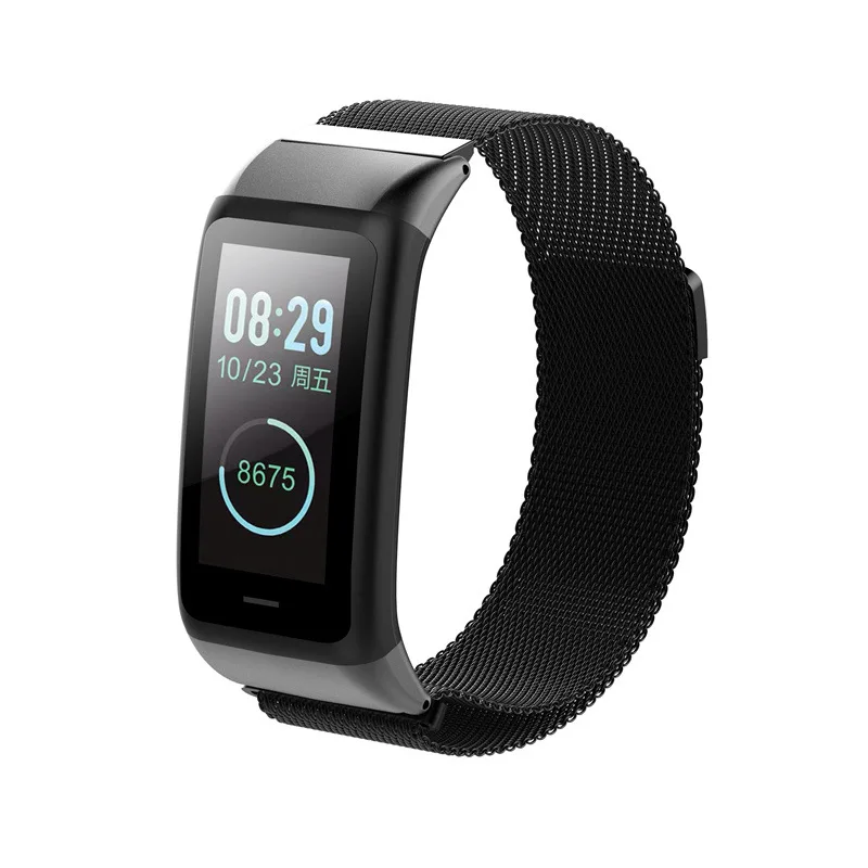 Millanses Black Millanses ремешок для часов Huami Amazfit Cor 2 часы нейлоновый магнитный металлический браслет из нержавеющей стали для часов Amazfit Cor 2 - Цвет: Millanses Black