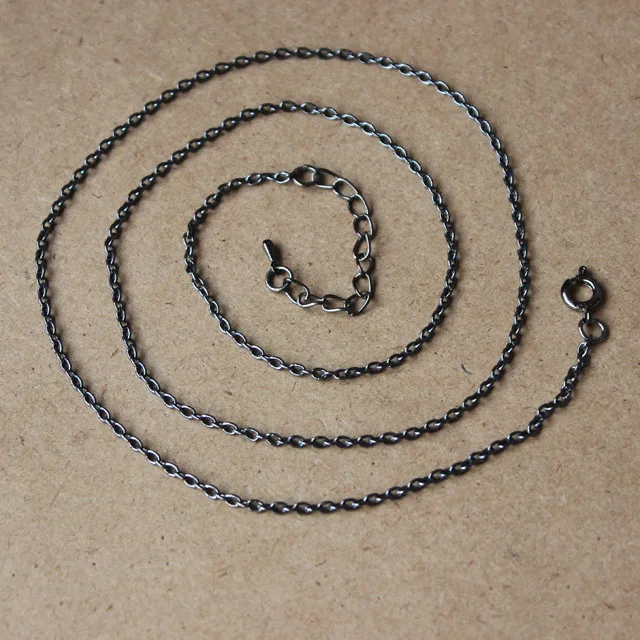 2 мм/3 мм широкий кабель цепочка на шею красная медь металл с круглая застежка 5 см