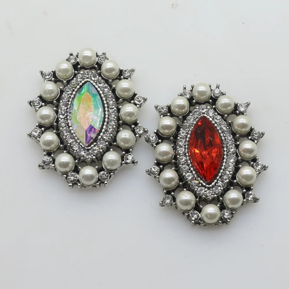 5 шт. декоративные акриловые пуговицы для одежды 25 х32 мм|rhinestone buttons|buttons fashionfashion
