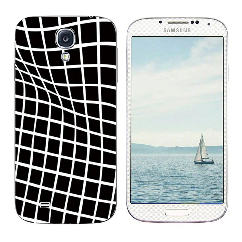 for Samsung Galaxy S4 Soft Silicone Phone Case i9500 Expression Printing Back Cover Ultrathin Clear |