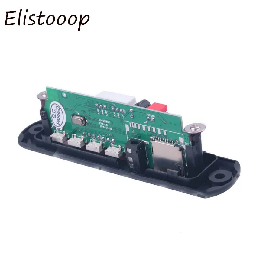 Elistooop беспроводной Bluetooth MP3 WMA декодер плата аудио модуль USB TF радио 12 В для