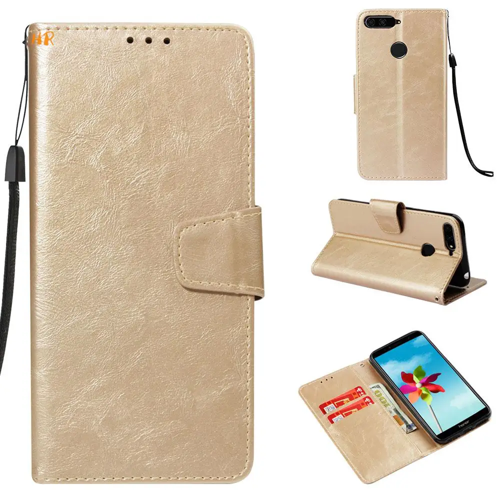 Для huawei Honor 7A Pro Glory Imagination 8E Y6 2018 модный кожаный чехол книжка из искусственной кожи