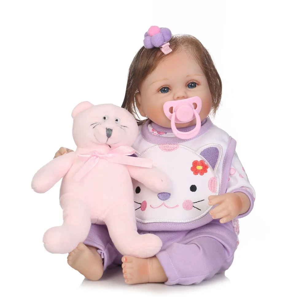 NPKCOLLECTION 16 &quotМягкие силиконовые возрождающиеся Младенцы реалистичные Bonecas куклы