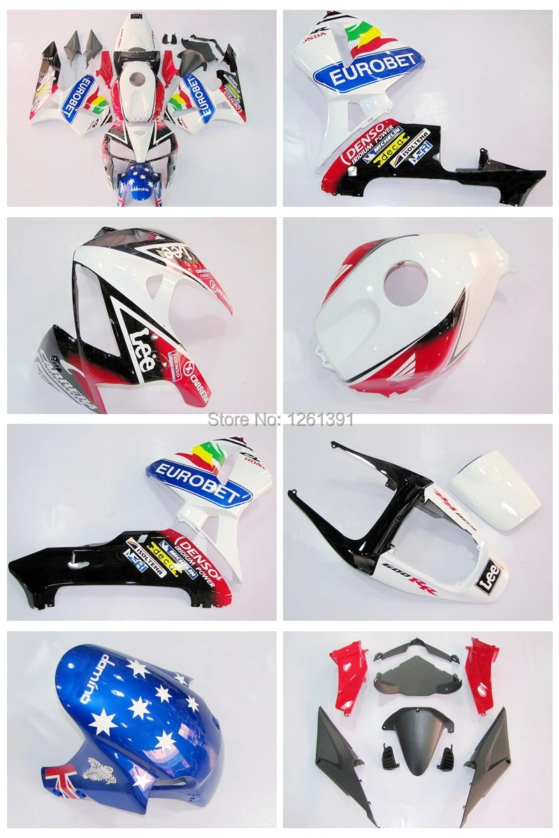 

100%Fit pre_drilled fairing kits for CBR600 HONDA CBR600RR 05 06 F5 CBR 600 RR 2005 2006 injection fairings part #Z6T4