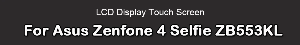 OPesea 5,5 ''для Asus Zenfone 4 Selfie ZB553KL X00LD X00LDA ЖК-дисплей панель сенсорный экран дигитайзер стекло сенсор сборка