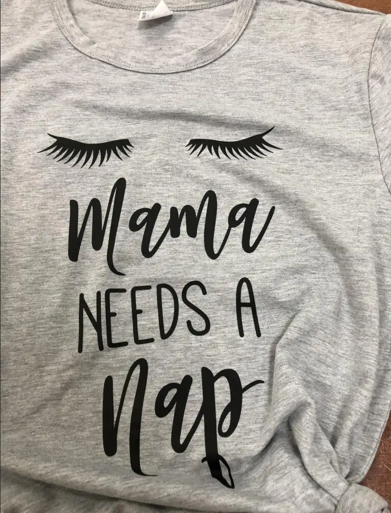 Футболка с надписью Mama Needs A Nap желтая одежда Tumblr топы короткими рукавами и