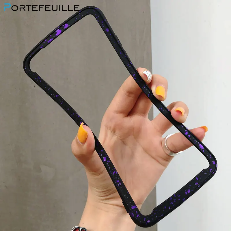Portefeuille бампер для iPhone х Тонкий Дизайн резиновая защитный 7 plus 8 6 S плюс Капа