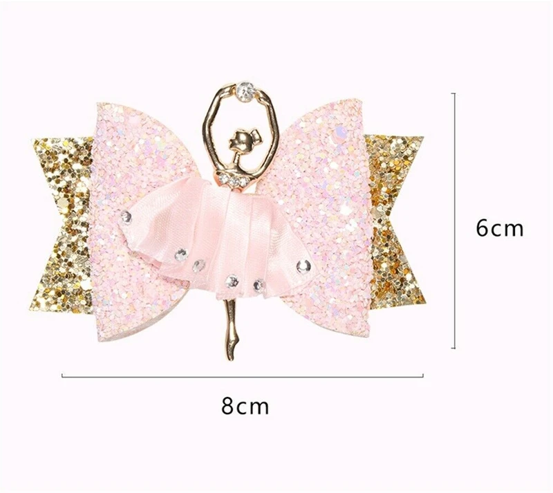 Новинка 2019 Детские аксессуары для волос блестящие кружевные заколки с бантом
