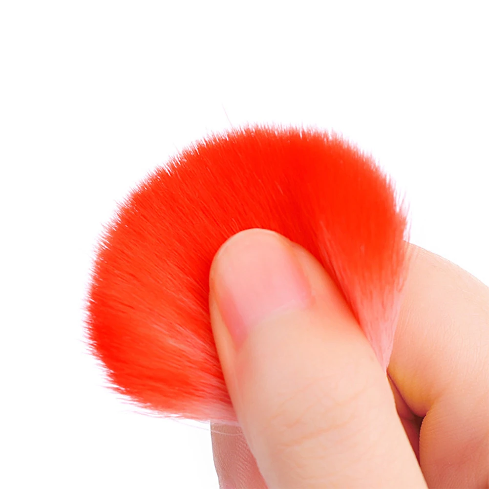 Красочные мягкие волосы ногтей кисти УФ гель чистящий инструмент для маникюра