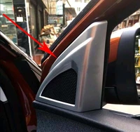 matte interior car door stereo speaker cover trim for peugeot 3008 gt 2016 2017