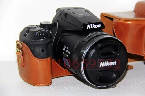 Высокое качество фото сумка из искусственной кожи для камеры чехол nikon P900 P900s DSLR