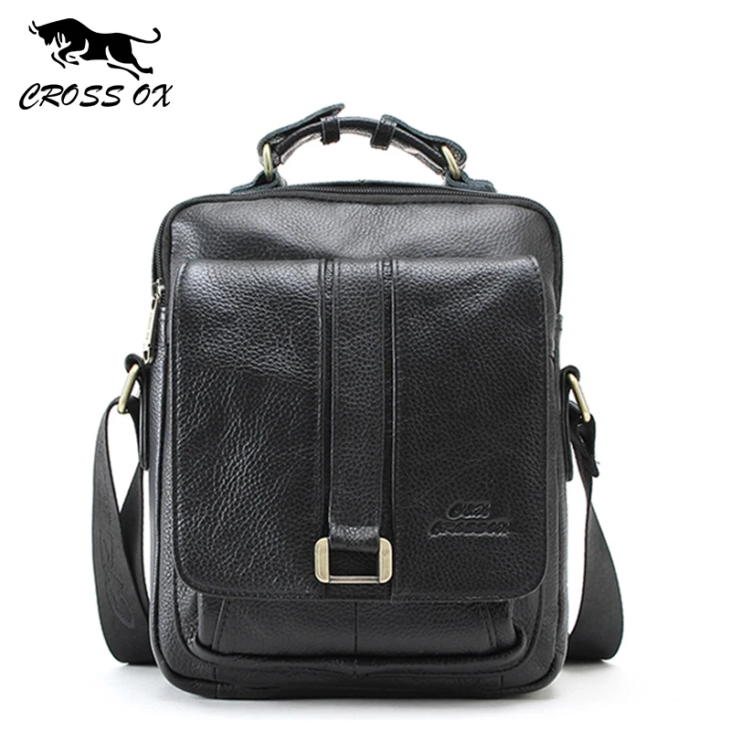 CROSS OX Business Men Genuine Leather Bag Natural Cowskin Messenger Bags Vintage Men's Cowhide Shoulder Crossbody SL053M|bag clasp|bags tanbag