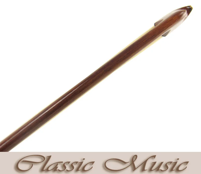 Серебряный бант для скрипки Pernambuco с серебряным кончиком ручной работы (4/4)