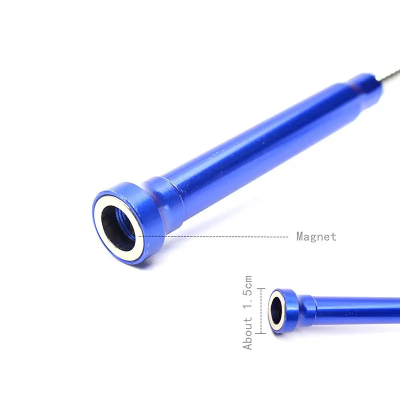 Гибкий инструмент для захвата (магнит + 4 когтя светодиодный светильник)