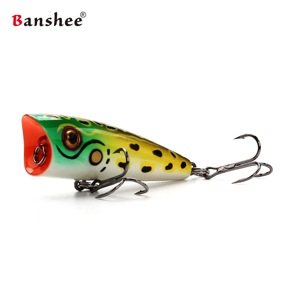 Banshee 60 мм 8 г всплеск машина VP01 погремушка звук жесткая искусственная приманка Воблер topwater приманка поппер для рыбалки