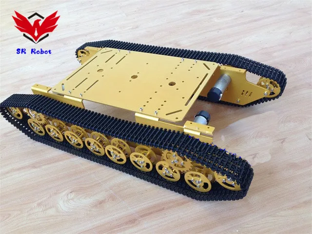 DIY металлический корпус для танка 4wd гусеничный робот автомобиль гусеничная цепь