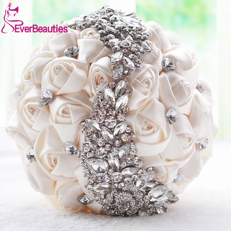 Crystal Wedding Bouquet Brooch Accessories Bridesmaid Artifical flowers Bridal Bouquets 2020 | Свадьбы и торжества