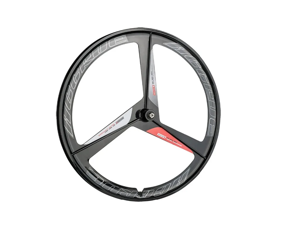 Из магниевого сплава колеса велосипеда дороги колесо Набор 3 Спицы fixie Mag Сплав Fixed