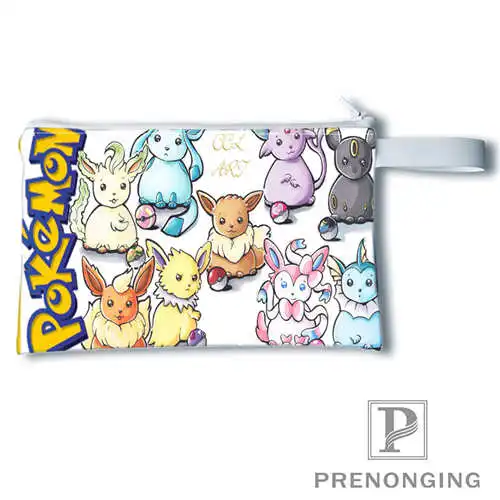 Изготовленный На Заказ eevee(1)@ кошелек с рисунком, кошелек на молнии, нулевой кошелек, телефонные сумки для ключей, модный небольшой женский кошелёк#19-01-22-4-196
