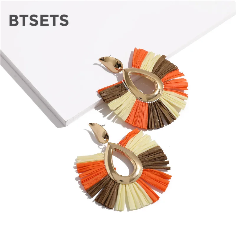 Женские серьги с большими кисточками женские бахромой 2019|Серьги-подвески| |