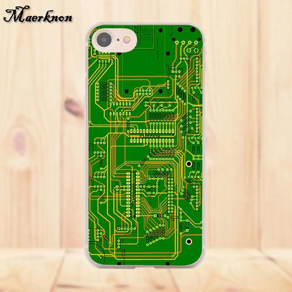 Maerknon для Apple iPhone 4 4S 5 5C SE 6 6S 7 8 Plus X LG G4 G5 G6 K4 K7 K8 K10 термополиуретановая печатная плата