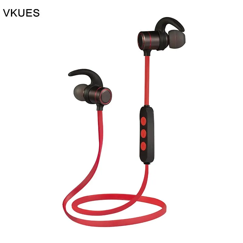VKUES BM 8 Спорт Bluetooth наушники Магнитный Беспроводной устойчивое вкладыши гарнитура