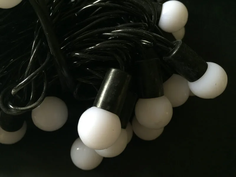 6 м 40LED матовый шар Сказочный свет гирлянда EU220V соединяемый хвост вилка Рождество