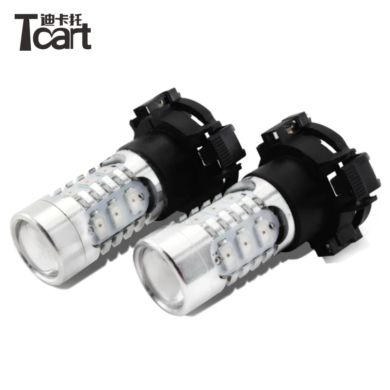Tcart 2x PY24W белый желтый светодиодный фонарь для BMW E90 E91 E92 E93 328i 335i M3 X5 E70 X6 E71 F10 F07|light for