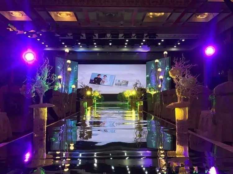 

Wedding Centerpieces Mirror Carpet Aisle Runner Gold Silver Double Side Design T Station Decoration Wedding Favors Carpets New A