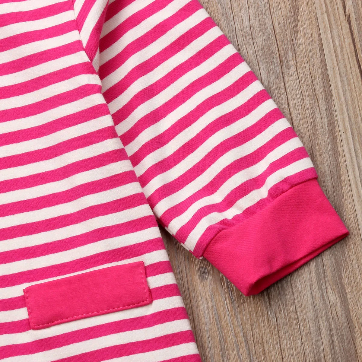 2018 Brand New Infant Kids Baby Girls Autumn Dress Long Sleeve Striped Straight Mini Slit Dresses Casual Outfit 6M-5Y | Детская одежда