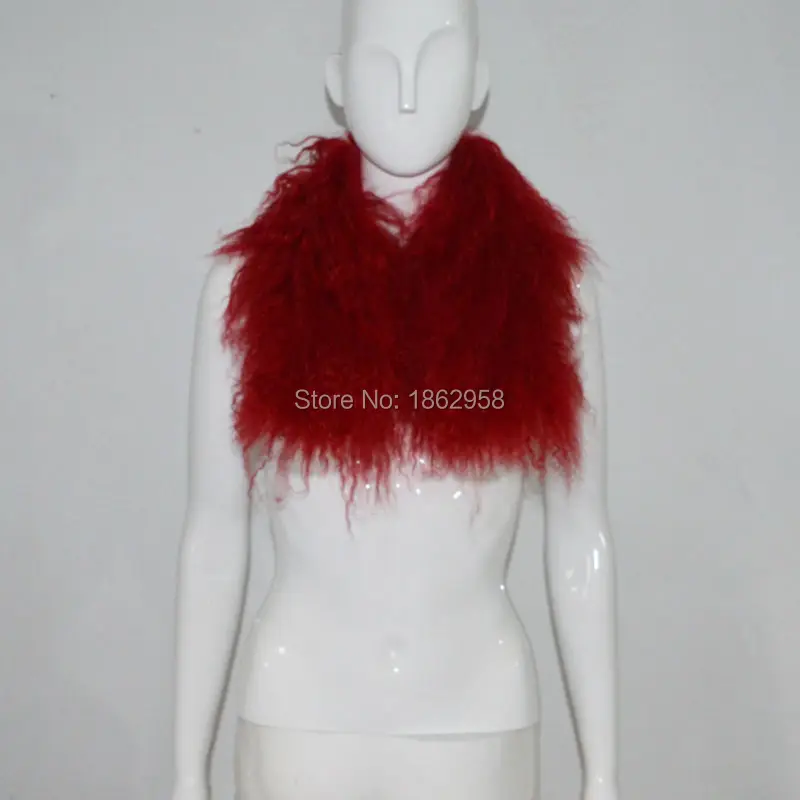 Шарф женский меховой 70 см х 8 различные цвета