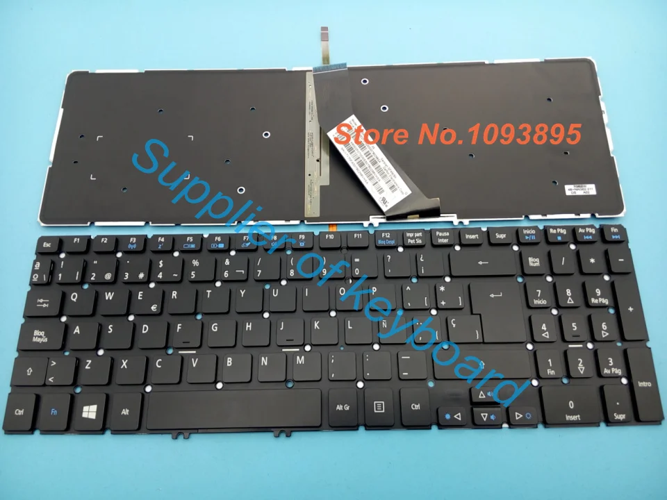 Новая испанская клавиатура для acer Aspire VN7 571 571G 591G V5 552 552G 552P 552PG ноутбук с