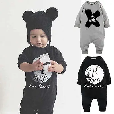 2016 Комбинезон для маленьких мальчиков и девочек боди комплекты одежды пижамы