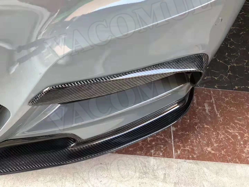 Накладка на передний бампер из углеродного волокна для BMW 3 серии F30 M Sport 320i 328i 335i